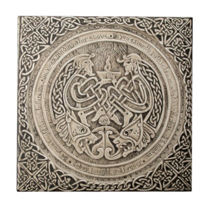 CELTIC FLAMMAR VINTAGEKONST KAKELPLATTA