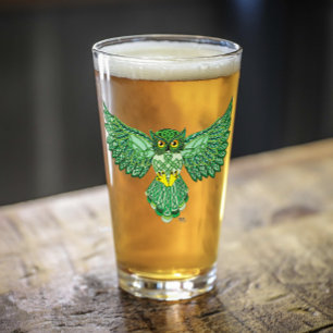 Celtic Flight Uggla Grönt Glaskopp