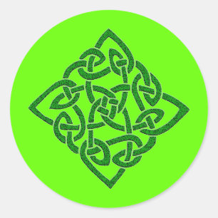 Celtic fnurra - diamantklistermärkear runt klistermärke