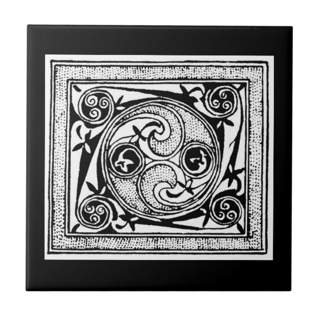 Celtic fnurradesign kakelplatta (Framsidan)
