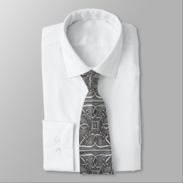 Celtic fnurrafars dag för stiligt elegantt silver slips