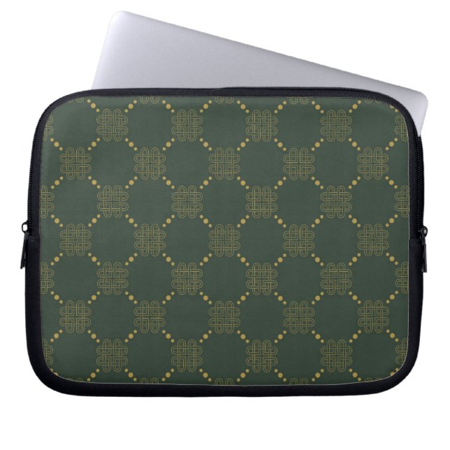 Celtic fnurramönster laptop fodral (Framsidan)