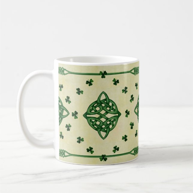 Celtic fnurramugg kaffemugg (Vänster)
