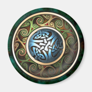 Celtic fnurrarundamagnet magnet
