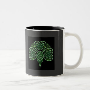 Celtic fnurraShamrockmugg Två-Tonad Mugg