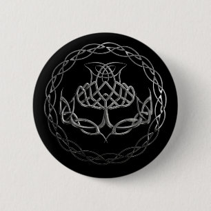 Celtic fnurraThistle för krom Knapp