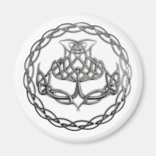 Celtic fnurraThistle för krom Magnet
