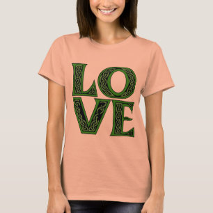 Celtic Font KÄRLEK Tee Shirt