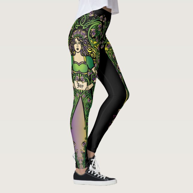 Celtic Forest Fairy - Joy Leggings (Höger)