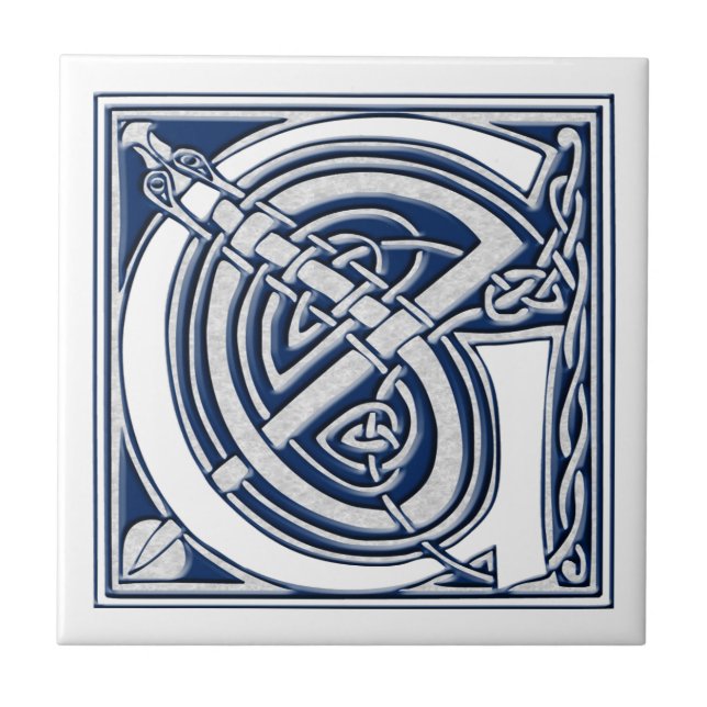 Celtic G Monogram Kakelplatta (Framsidan)