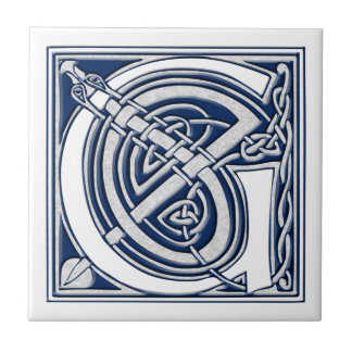 Celtic G Monogram Kakelplatta