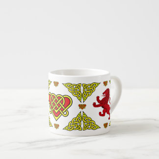 Celtic/Gadhlig eart Scotland Red Rampant Lejon 2 Espressomugg