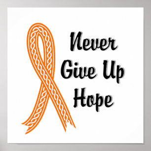 Celtic ger aldrig upp hoppLeukemia Poster