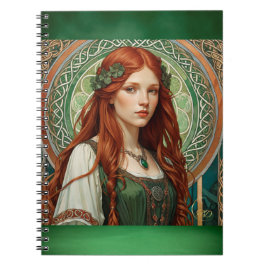 Celtic Girl 2 Spiral Notebook Anteckningsbok