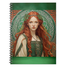Celtic Girl Spiral - bärbar dator