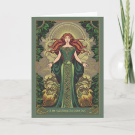 Celtic Goddess Irish Mors dag Kort