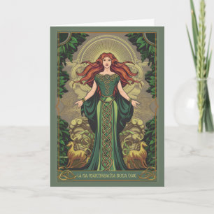 Celtic Goddess Irish Mors dag Kort