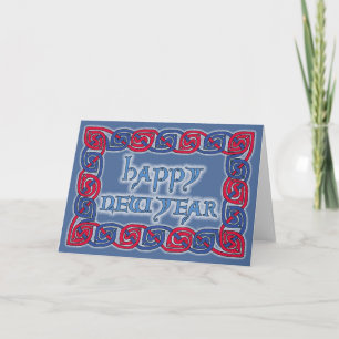 Celtic Gott nytt år Greeting Card Helgkort