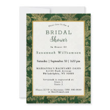 Celtic Grönt Guld Paisley Blommigt Möhippa