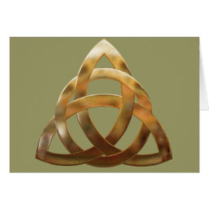 Celtic Guld Trinity Knot Hälsningskort