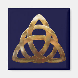 Celtic Guld Trinity Knot Magnet