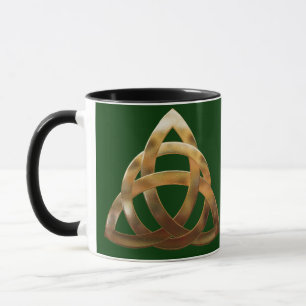 Celtic Guld Trinity Knot Mugg