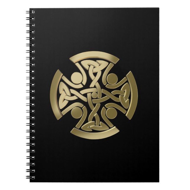Celtic gyllene knot anteckningsbok (Framsidan)