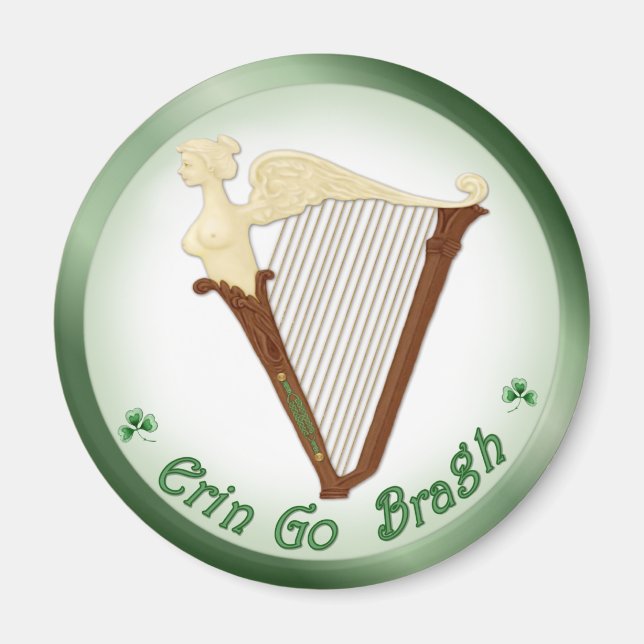 Celtic Harp Magnet (Framsidan)