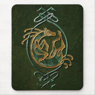 Celtic häst Knotwork - sten Musmatta