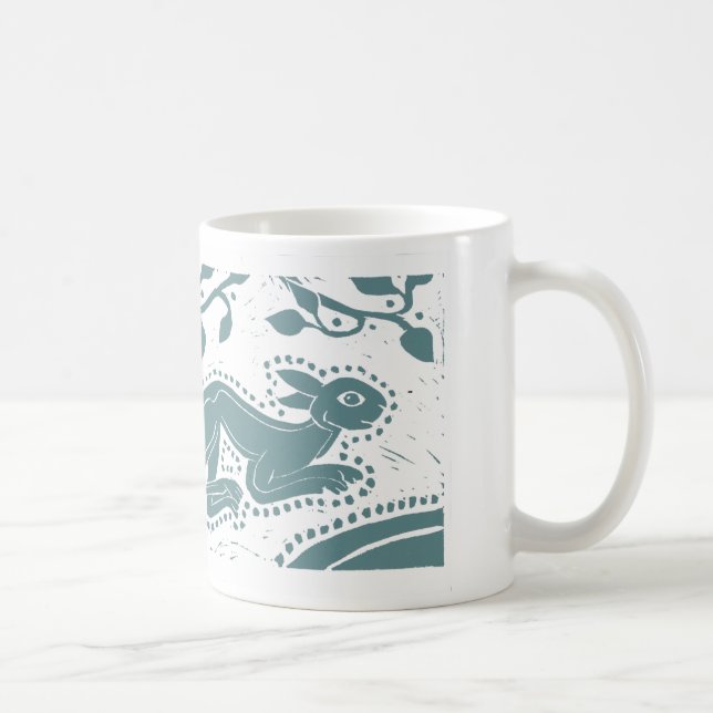 Celtic Hav-Grönt Haremugg Kaffemugg (Höger)