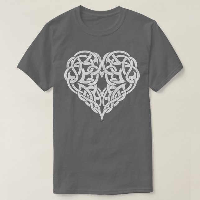 Celtic Heart Knot Tattoo T Shirt (Design framsida)