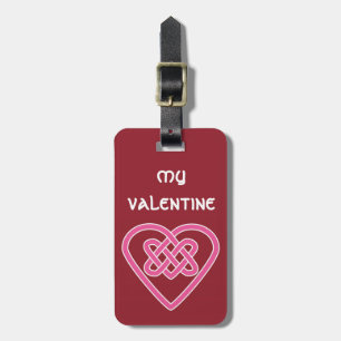 Celtic Heart Luggage Tag Bagagebricka