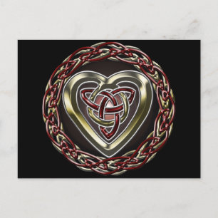 Celtic Heart-vykort Vykort