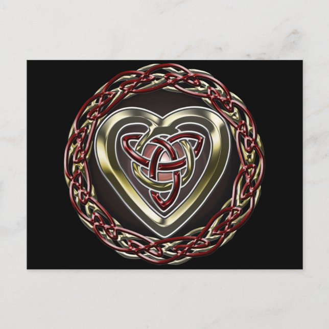 Celtic Heart-vykort Vykort (Framsida)