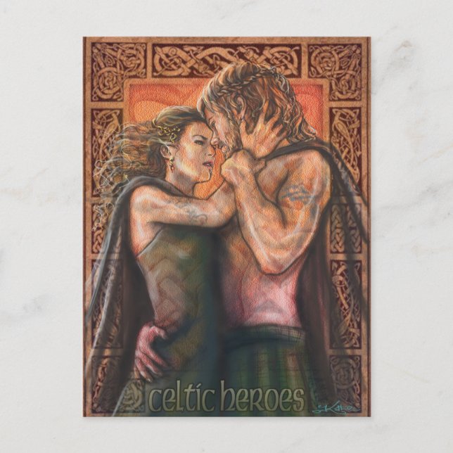 Celtic Heroes. Vykort (Framsida)