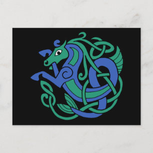 Celtic Hippocampus Sea-Häst Vykort