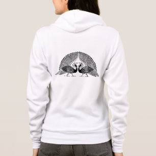 Celtic Hoodie för påfågeldamull T Shirt