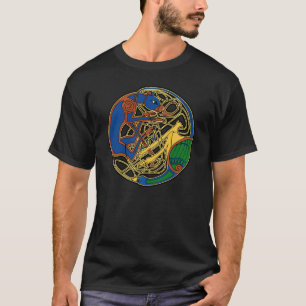 Celtic hund och fågelT-tröja och Hoodies! T Shirt