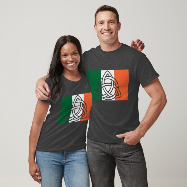 Celtic Ireland Flagga T Shirt (Unisex)