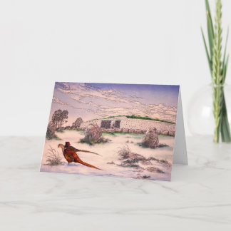 Celtic Irish julcard Newgrange Ireland Helgkort