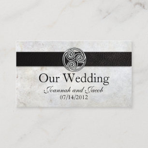 Celtic Irish Knot Bröllop webbplats Card Tilläggskort