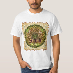 Celtic Irish Shamrock anpassningsbar t-shirts