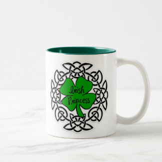 Celtic irländsk Princess Två-Tonad Mugg