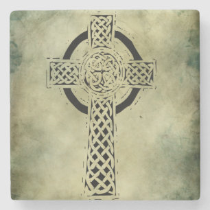 celtic irländska sakrala symboler stenunderlägg