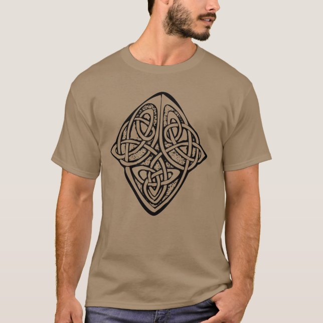 celtic irländska sakrala symboler t shirt (Framsida)