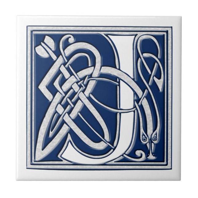 Celtic J Monogram Kakelplatta (Framsidan)
