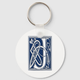 Celtic J Monogram Nyckelring