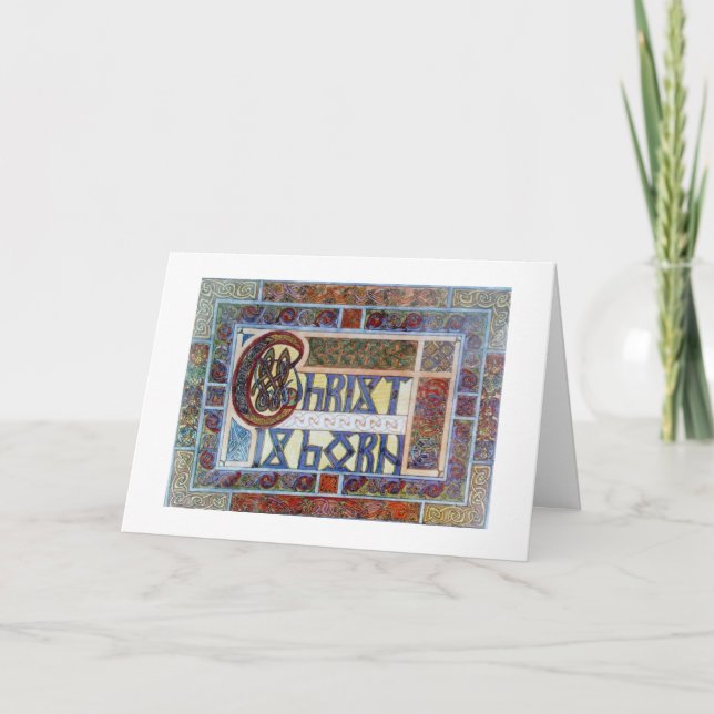 Celtic jul helgkort (Framsida)