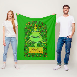 Celtic Julgran Fleecefilt