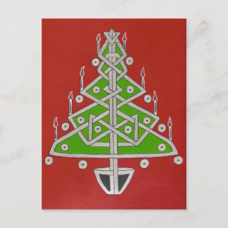 Celtic julgran helg vykort